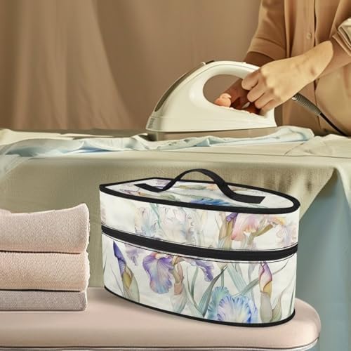 Cglasmaru Reusable Travel Iron Bag with Durable Soft Inner Liner