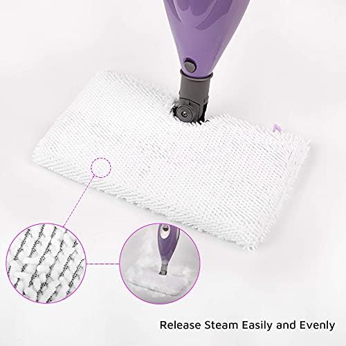 Flammi Steam Pocket Mop Replacement Pads 4 Pack for Shark Models