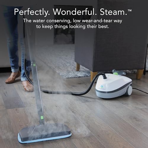 Steamfast SF-370 All-Natural 15-Foot Canister Cleaner with 15 Accessories