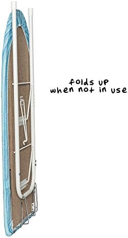 Lightweight retractable ironing board for easy cleaning and ironing in small spaces