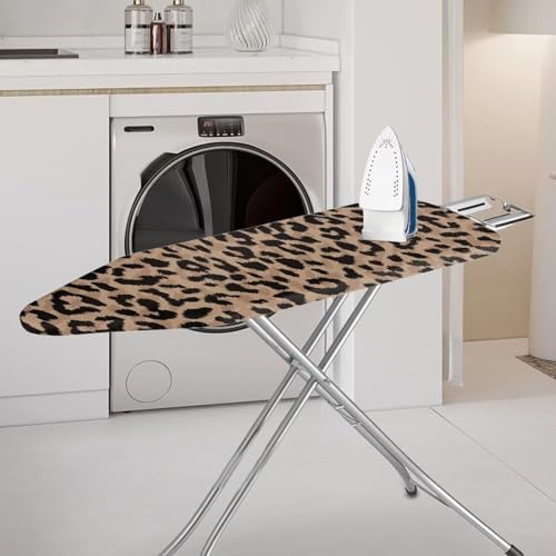 Seanative Premium Brown Leopard Ironing Board Cover