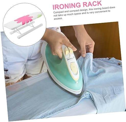 Cabilock Mini Folding Ironing Board with Floral Design