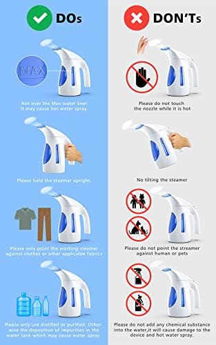 HiLIFE Garment Steamer - Portable Travel Size