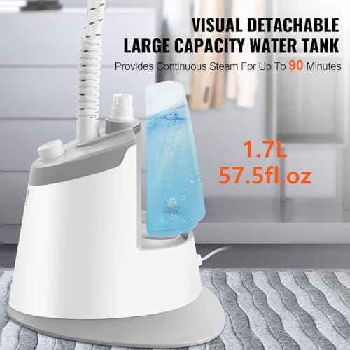 VEVOR Standing Steamer with 4-in-1 Features for Efficient Garment Steaming