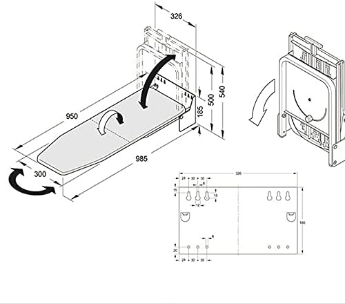 Compact Foldable Ironing Board