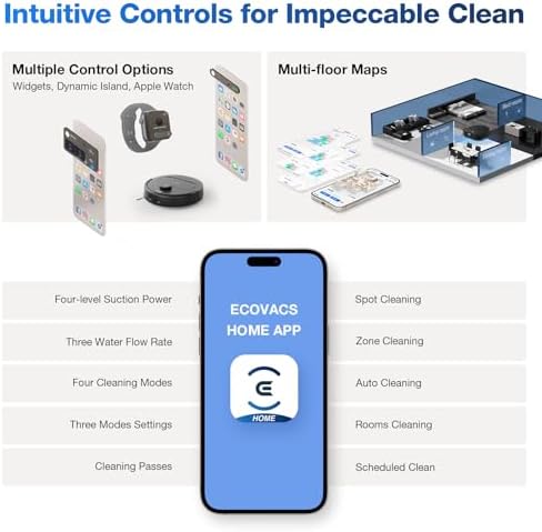 Deep Clean with Power DEEBOT N30 Omni Robot Vacuum and Mop