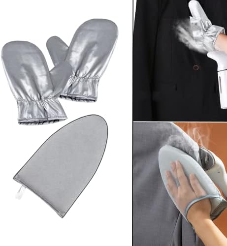 Professional Heat-Resistant Garment Steamer Gloves with Safety Features for Ironing