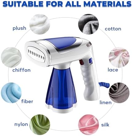 Effortlessly Remove Wrinkles with the GRETMIX Portable Clothing Steamer