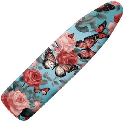 Hinthetall Floral Butterfly Ironing Board Cover