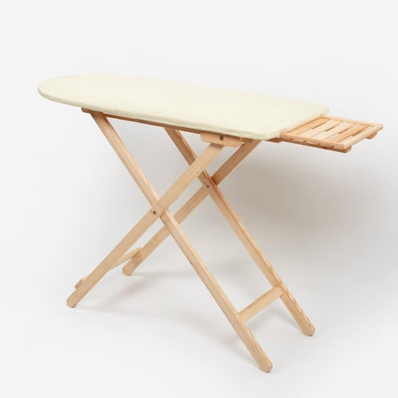 Solid-Wood Adjustable Ironing Board for Small Spaces