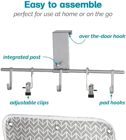 Polder Over-the-Door Steamer Station Portable 100 Cotton Garment Steamer