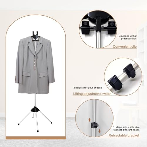 Adjustable Steamer Stand for Clothes Foldable Portable Garment Steamer