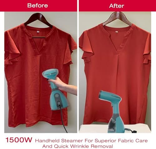 Top 1500W Compact Garment Steamer - Wrinkle-Free Results in Seconds