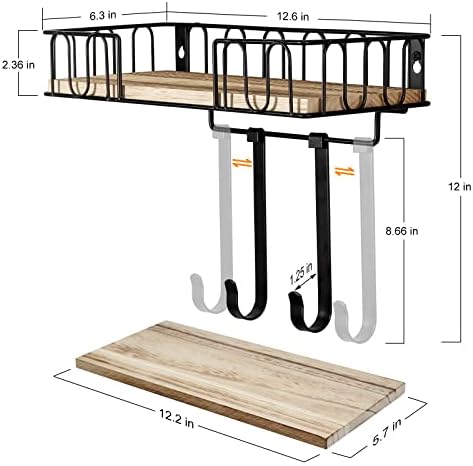 Organized Space-Saver Metal Wall Hanger