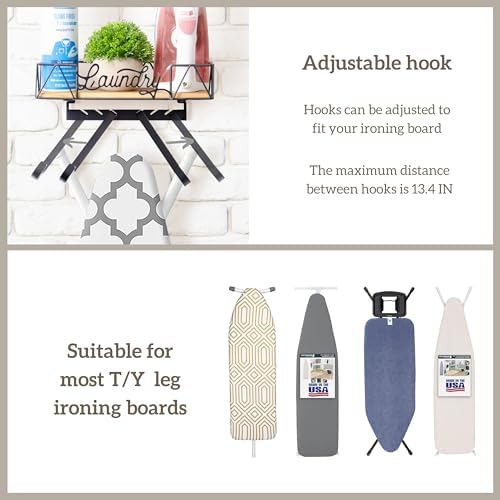 Stylish Ironing Board Holder for Efficient Laundry Storage