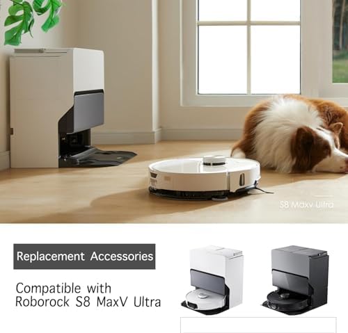ONTSEEV Robot Vacuum Cleaner Replacement Kit for Roborock S8 Maxv Ultra