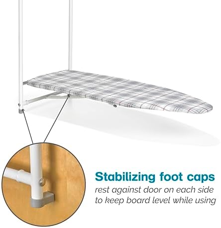 Polder Over-the-Door Ironing Board with Pad Protection