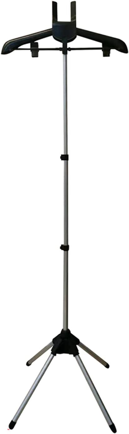 Aluminium alloy foldable garment steamer rack with adjustable height for home use
