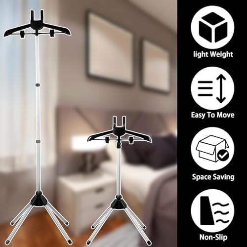 AOIROE Handheld Garment Steamer Rack Compact Durable Clothes Hanger