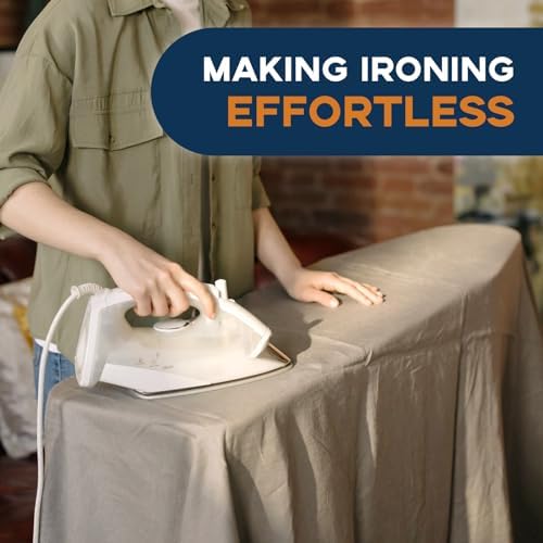 RAINHOL Heat-Resistant Extra Thick and-Sturdy Ironing Board