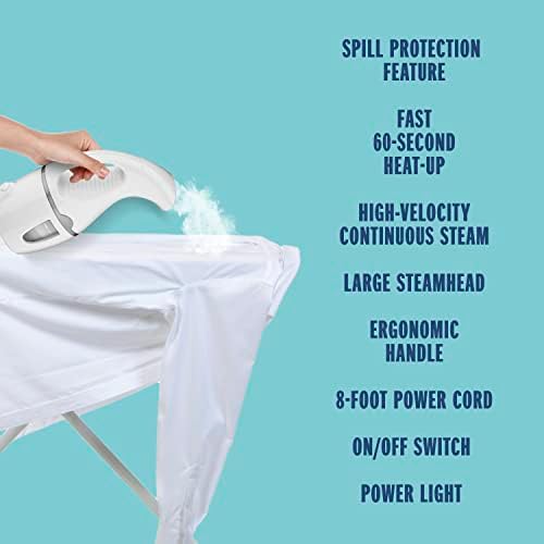 Conair Handheld Travel Garment Steamer 1100W White