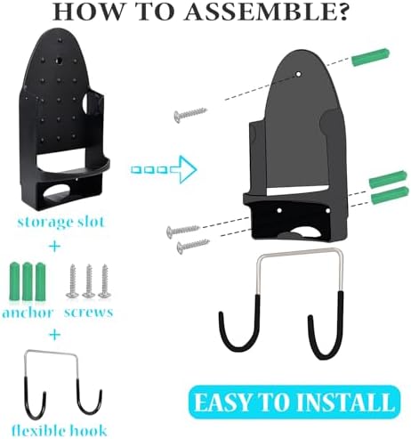 Oranlife Wall-Mounted Electric Iron Holder