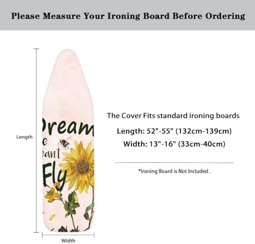 Sunflower Ironing Board Cover and Pad Standard Size