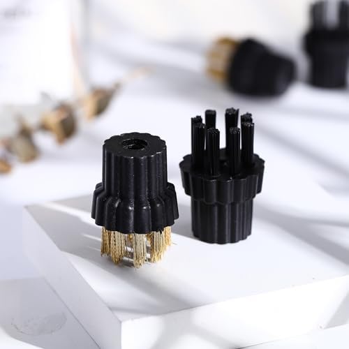 Happyyami 10PCS Steam Mop Brush Heads Brass M8 Replacement Set