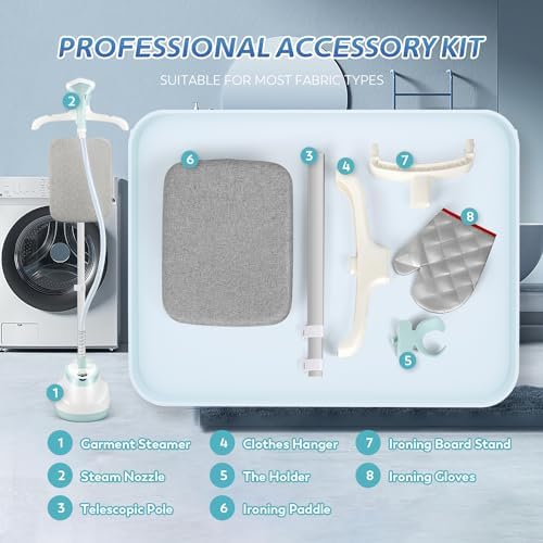 Pro-Grade Garment Steamer for All Fabrics