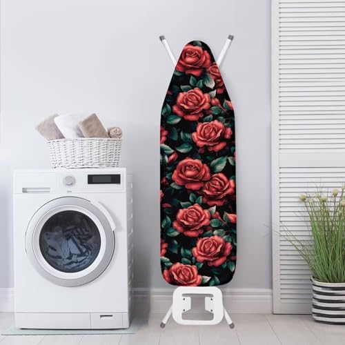 Red Rose Ironing Board Cover Make Them Last Longer