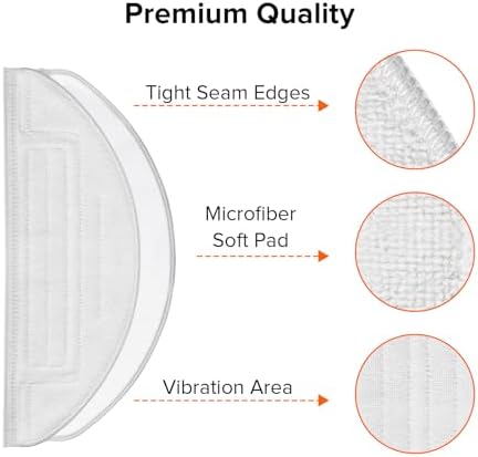 RoboRock S7 Robot Vacuum Mop Cloth 2 Pcs