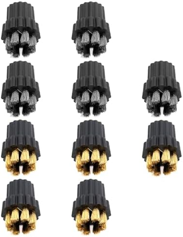 Zreneyfex 10-Pc Steam Mop Brush Heads