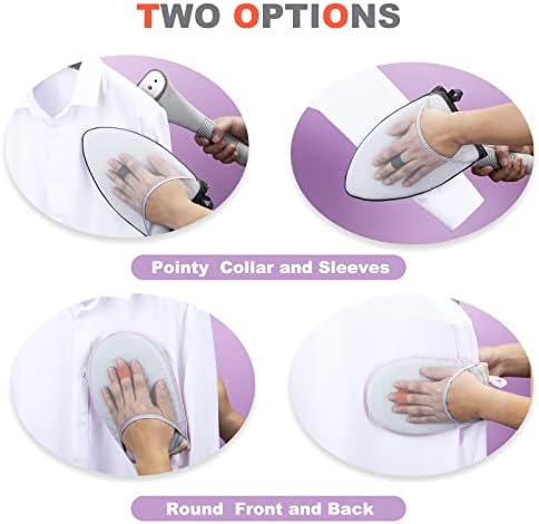CHENGU 2-Piece Steam Ironing Gloves with Finger Loop and Heat Resistant Boards