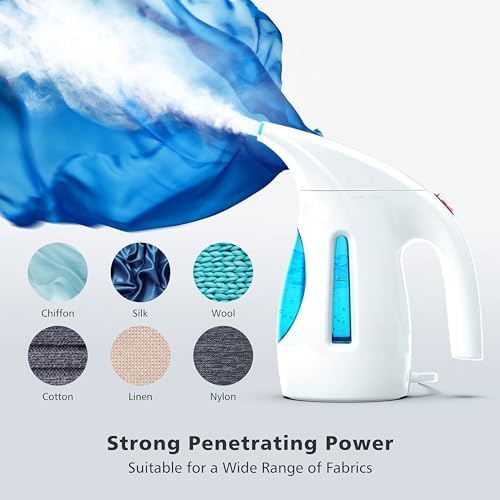 HiLIFE Garment Steamer Reusable Portable 700W 240ml Capacity Travel-Friendly