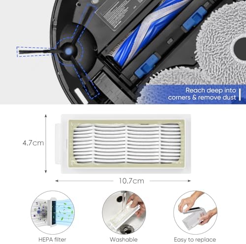 24-Piece Replacement Parts for DEEBOT T30S