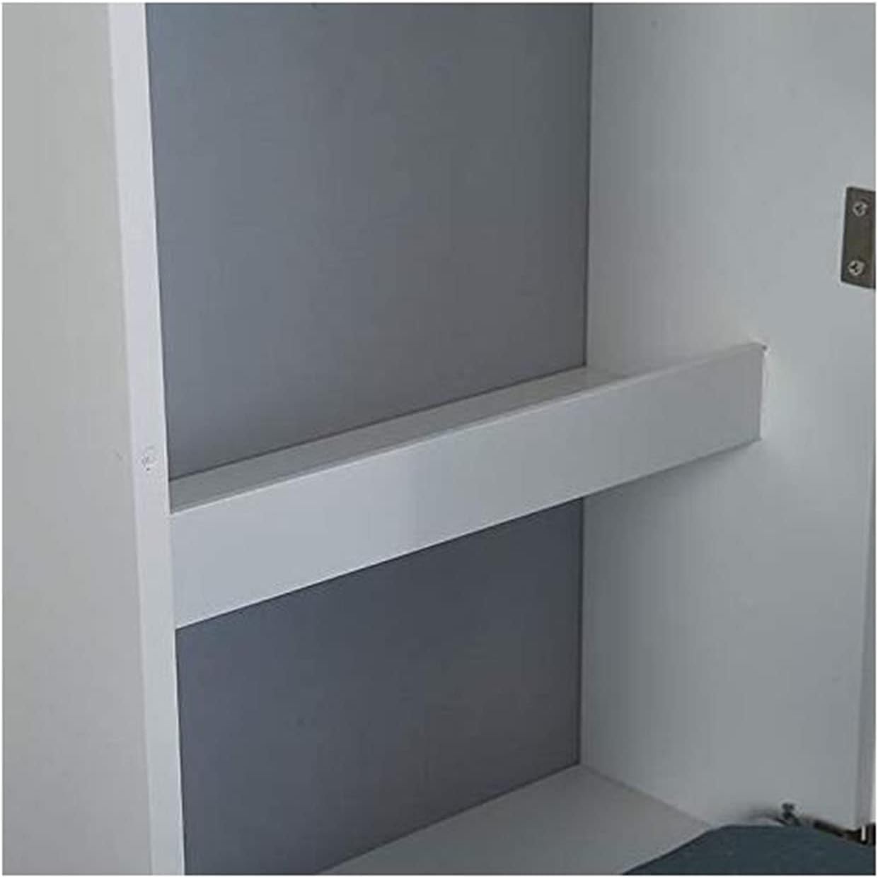 Wall-Mounted Ironing Board with Mirror