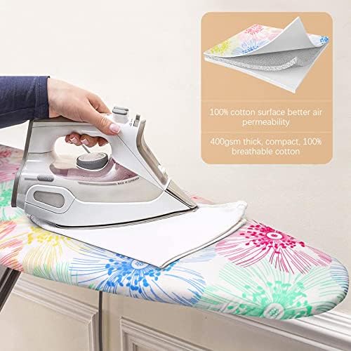 Newthinking Ironing Board Cover 15x54 Inch Scorch-Resistant and Durable