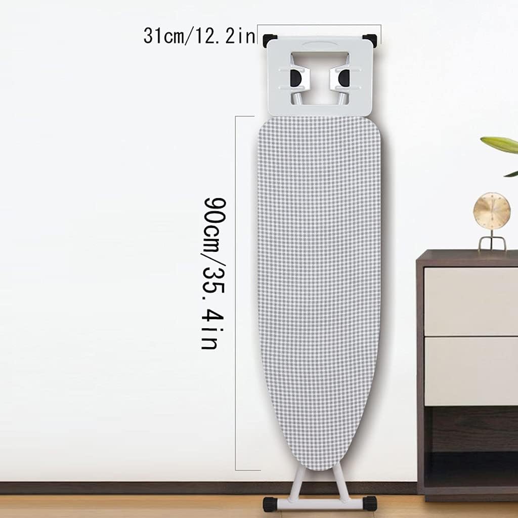 ZHDBDAdjustable Ironing BoardFoldable High-Adjustable Ironing Rack w Durable Cotton Cloth 62-79cm