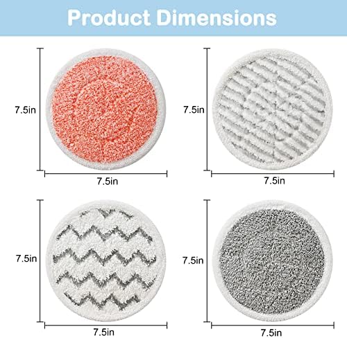 Bvhonwe Shark Steam Mop Pad Replacement 10-Pack
