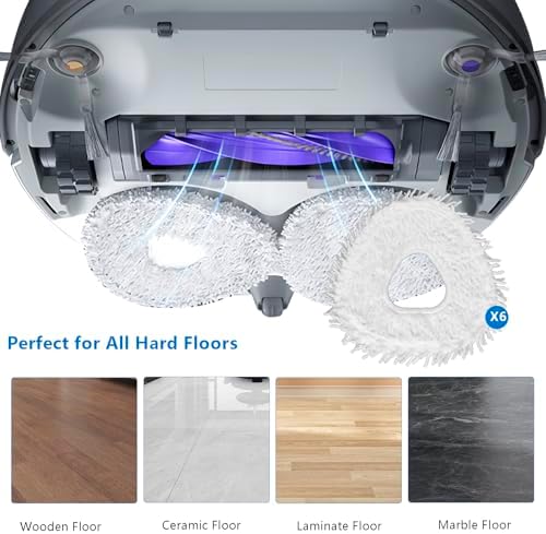 Replacement Mop Pads for NARWAL Freo X Ultra Z Ultra Robot Vacuum