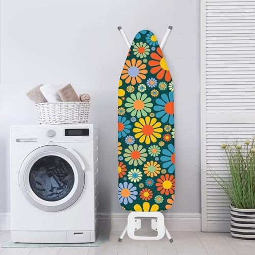 Space-Saving 54x15-inch Ironing Board Cover with Heat-Resistant Design