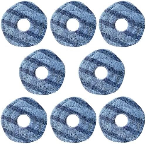 8-Piece Reusable Mop Cloths for Eufy X10 Pro X9 Pro Omni