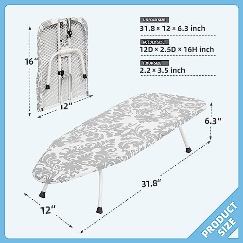 STORAGE MANIAC 7mm Thick Ironing Board Portable Stylish