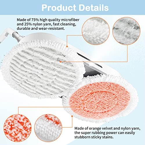 Bvhonwe Shark Steam Mop Pad Replacement 10-Pack