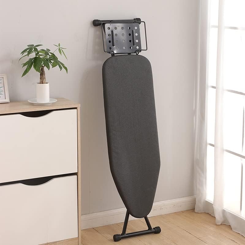 ZHDBD Black Folding Ironing Board Height Adjustable X-shaped Design