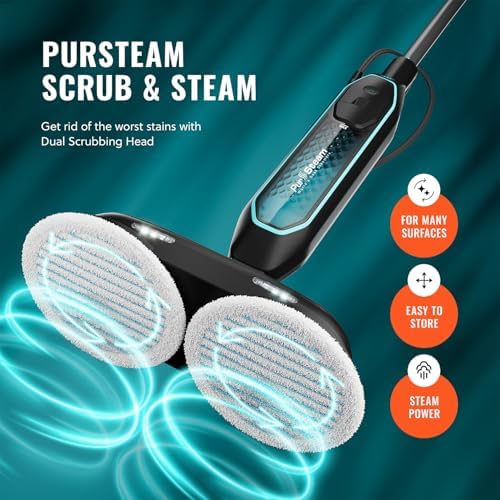 Pursteam Worlds Best Steamers ScrubMaster Steam Mop