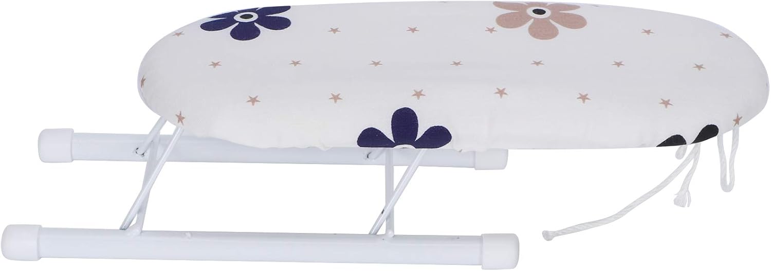 Sturdy Steel Travel Ironing Board Sleeve Washable Cloth Cover Folding Design