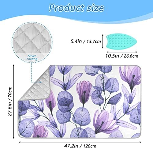 Leaves Flowers Design Ironing Mat for Adults Kids