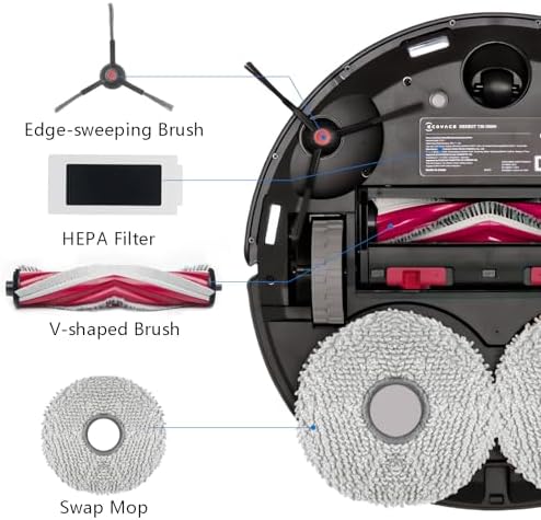 21 Pack Replacement Parts for Yeedi M12 PRO Robot Vacuum