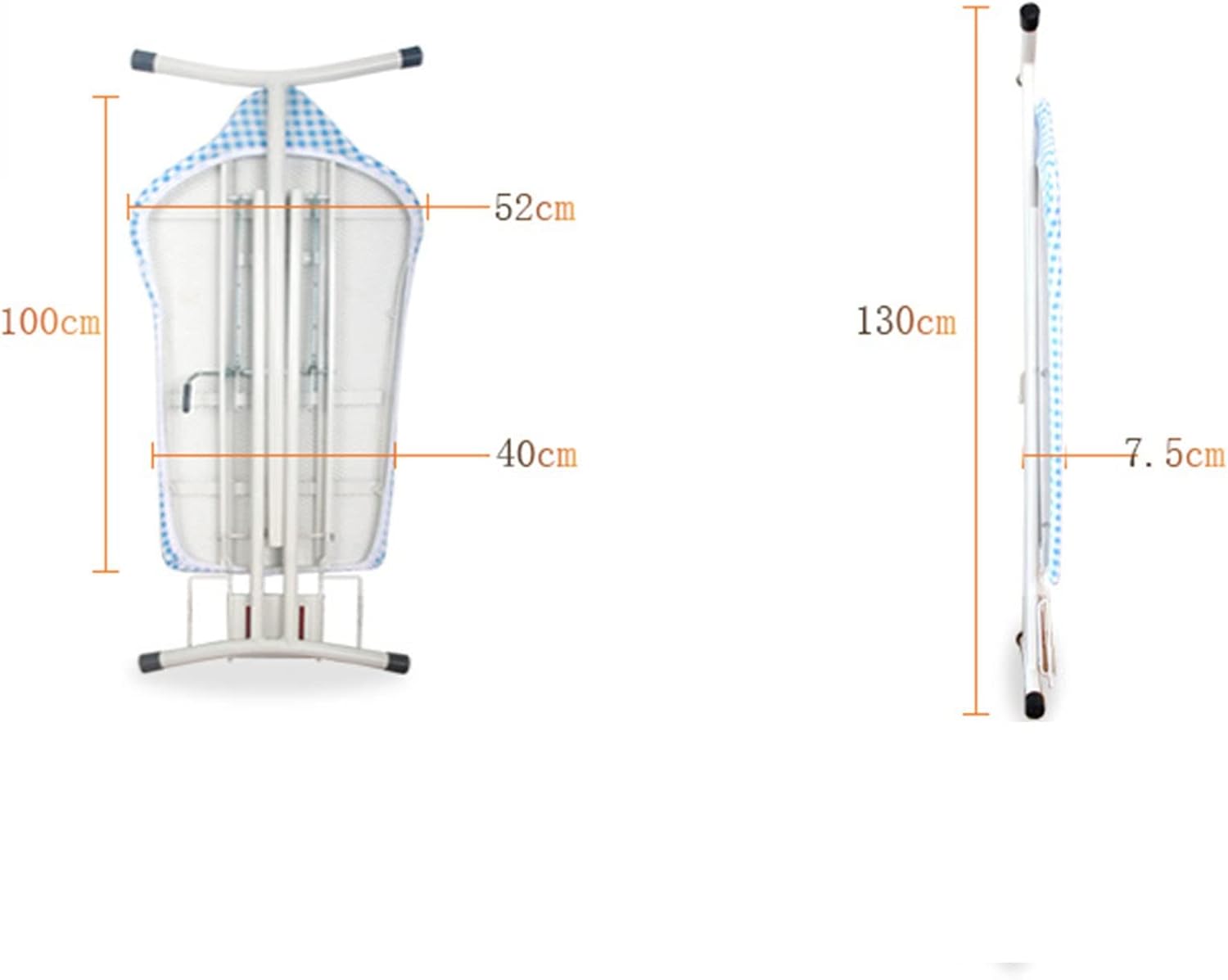 Adjustable Folding Ironing Board with Breathable Steel Mesh 100 Cotton